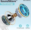 Soundtrex X-Pro Draadloze oordopjes - Bluetooth Oordopjes - Oortjes draadloos - Earpods - LED Display - Bluetooth 5.3 - Wit