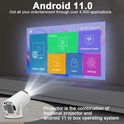 Magcubic-projector HY300 Pro 4K Android 11 Dual Wifi6 260ANSI Allwinner H713 BT5.0 1080P 1280 * 720P Home Cinema Outdoor-projector