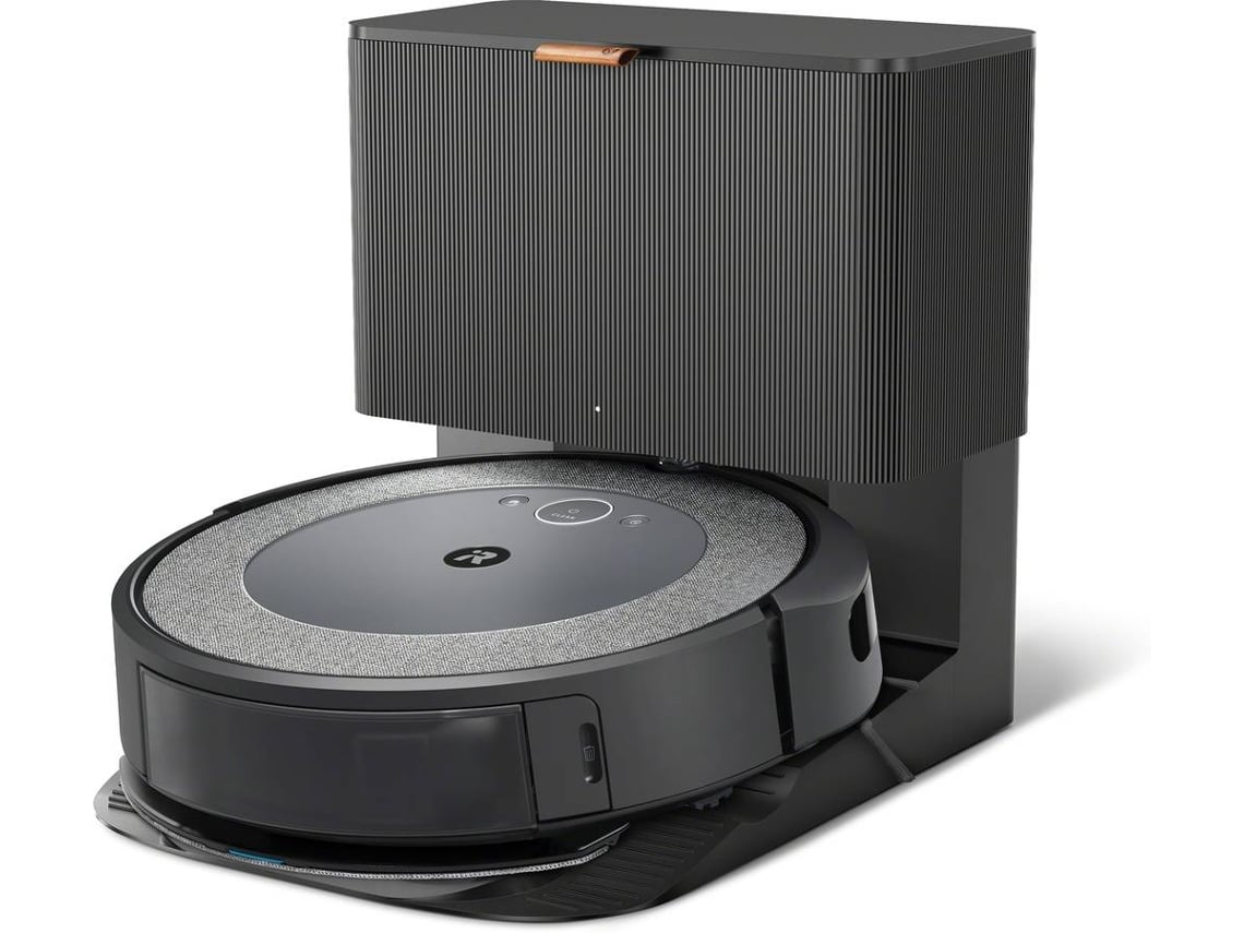 IROBOT Roomba Combo I5+ Grijze getextureerde robotstofzuiger